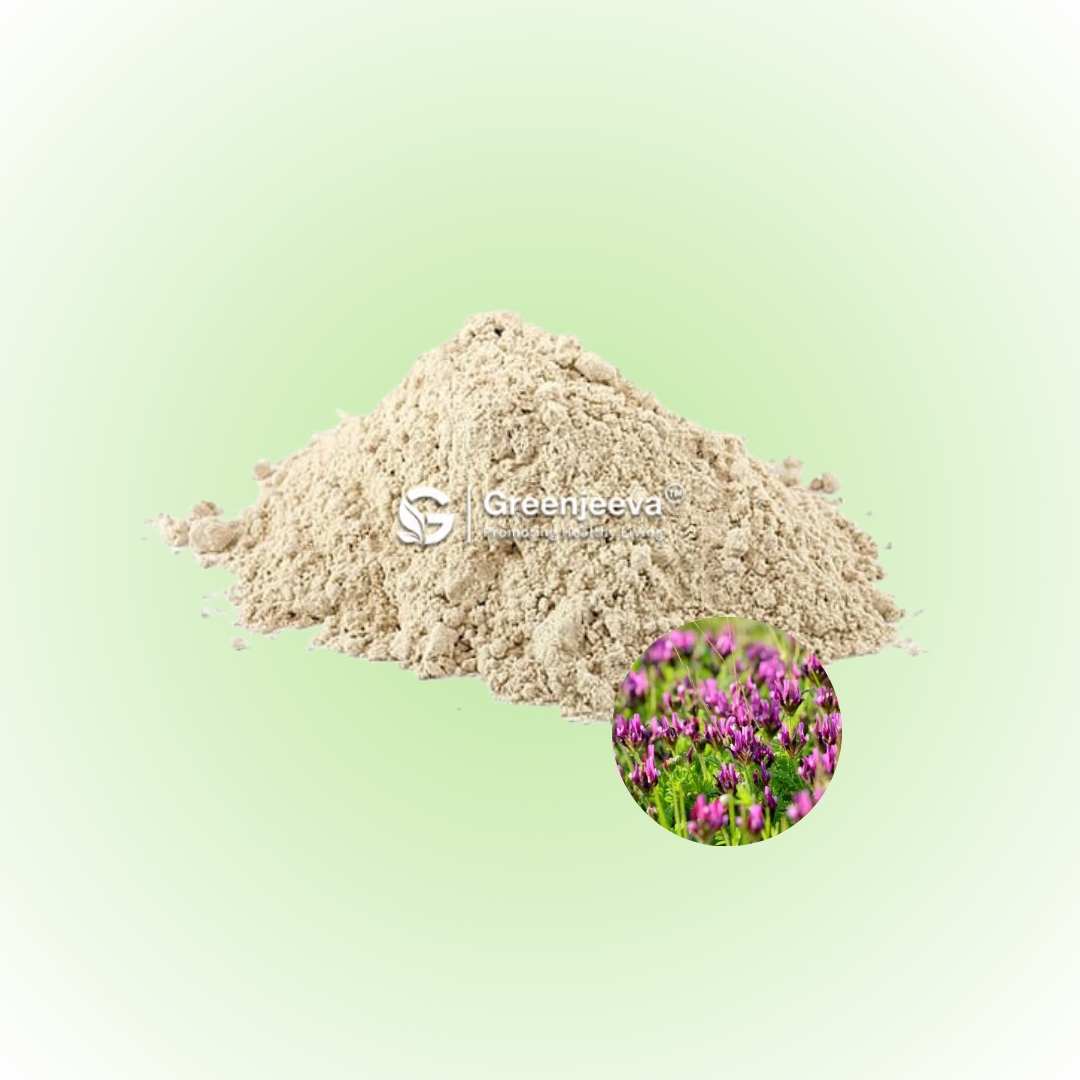 Organic Astragalus Root powder, supporting immune function and overall vitality.