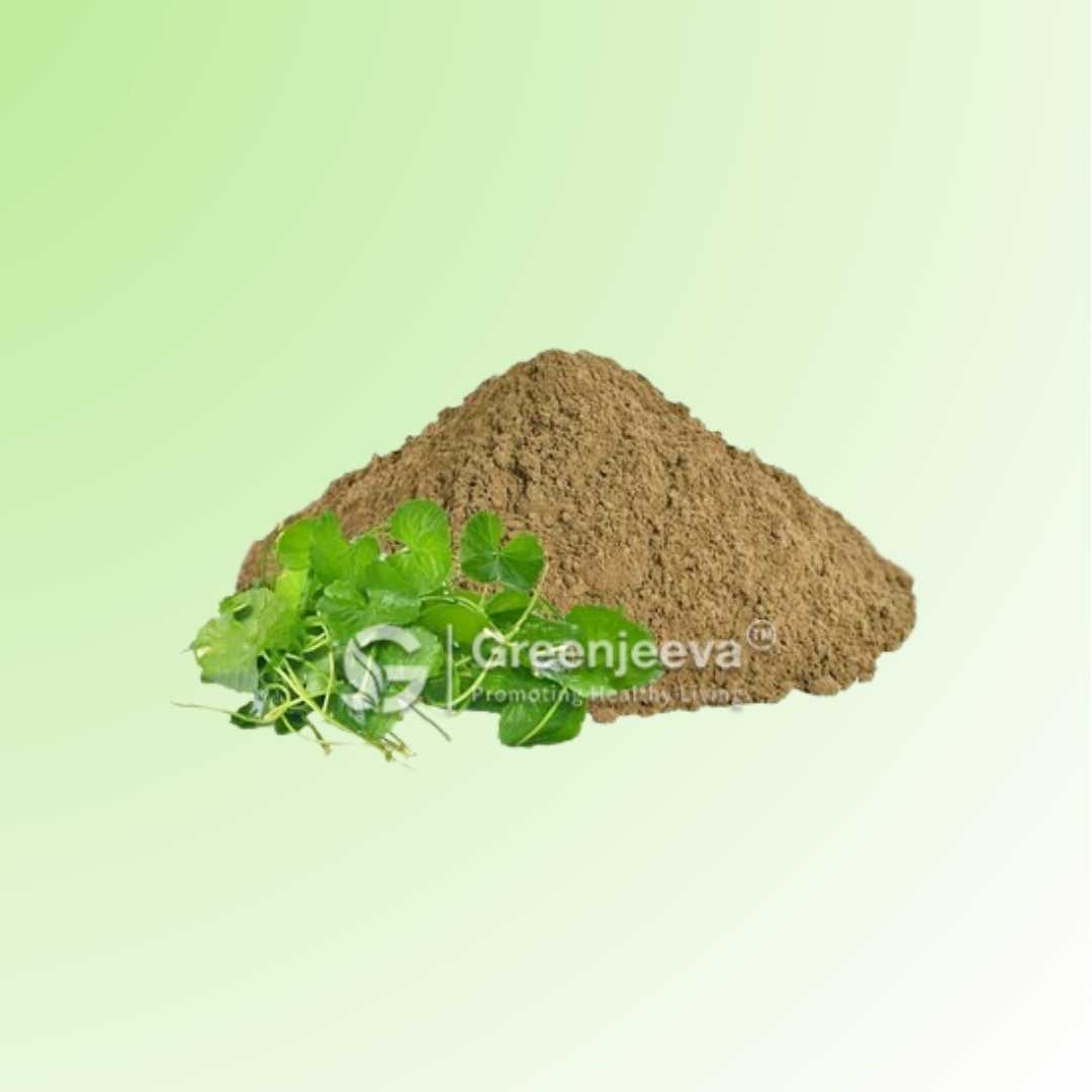 Organic Bacopa leaf powder, traditionally used to support memory and mental clarity.