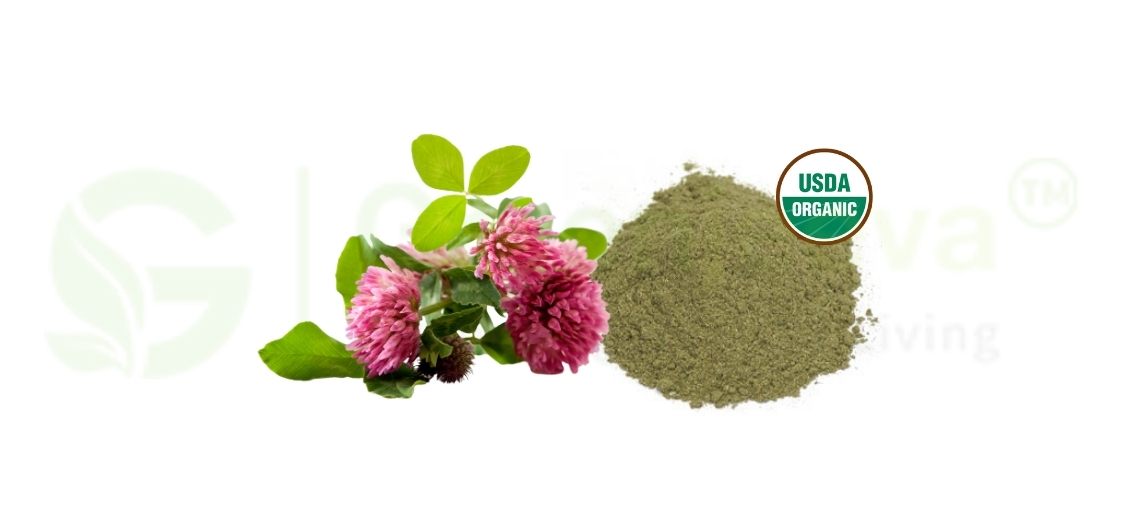 organic red clover powder