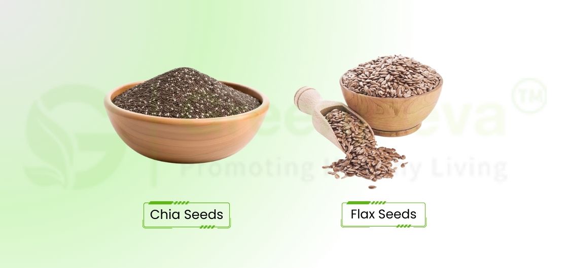 Flax Seed vs Chia Seeds - a nutritional breakdown. 