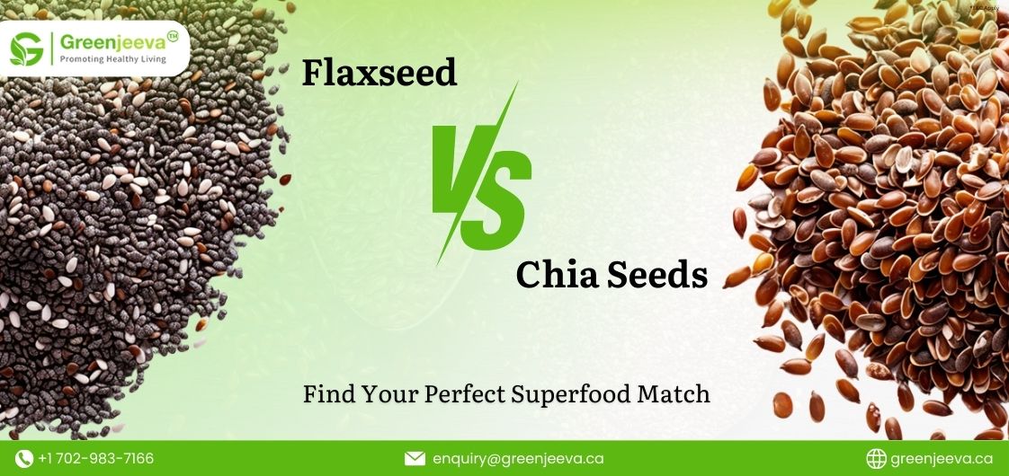 Flax Seed vs Chia Seeds - a nutritional breakdown.