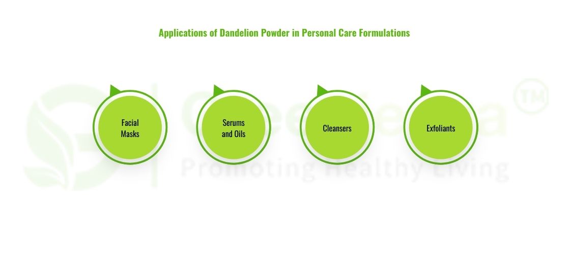 Dandelion Powder in Skincare