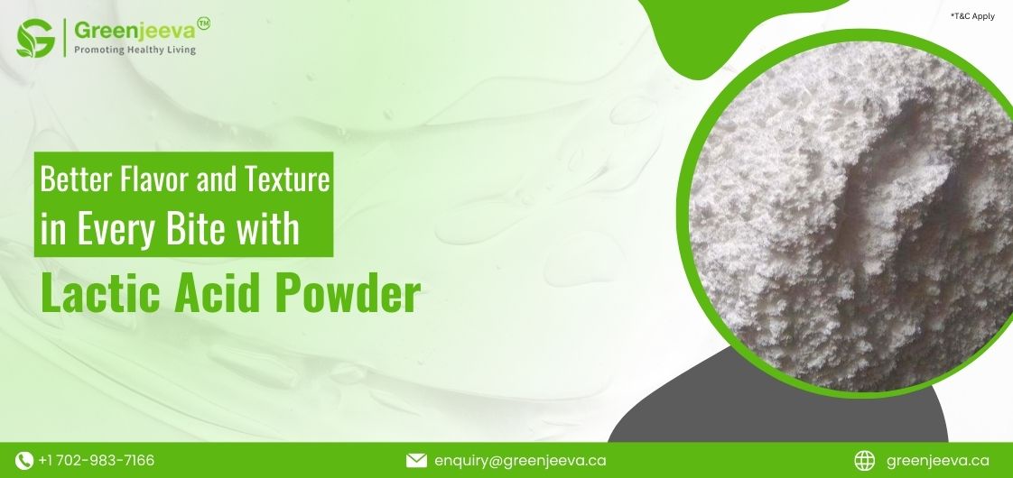 Lactic Acid Powder: Flavor and Texture in Food Products and Dairy-Free Applications