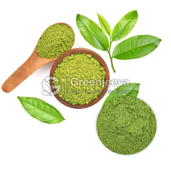 Organic Matcha Tea Powder in bowl