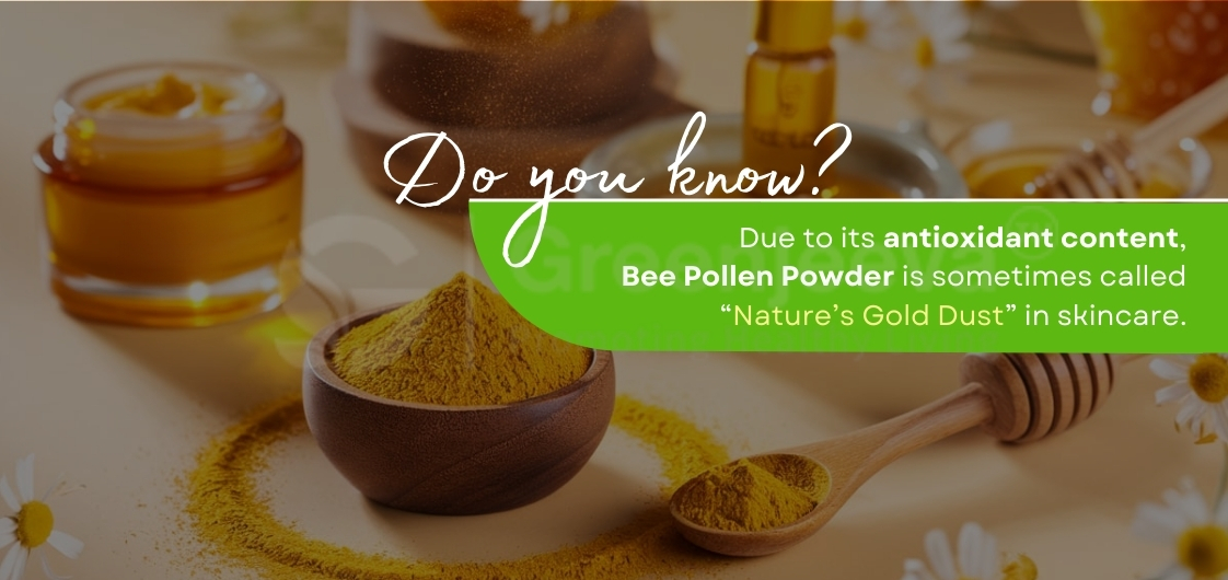 A Closer Look at Bee Pollen Powder: The Ingredient Shaping Modern Beauty