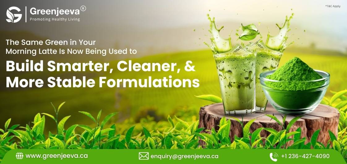 Which Functional Properties of Organic Matcha Powder Help Replace Synthetic Additives in Product Formulations?